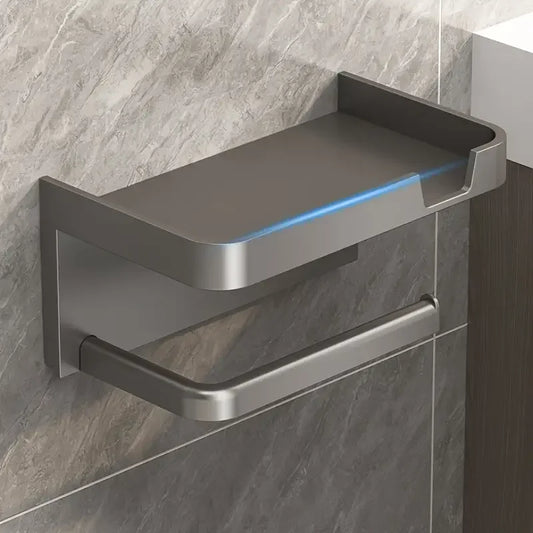 Drill-Free Bathroom Shelf Holder