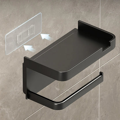 Drill-Free Bathroom Shelf Holder